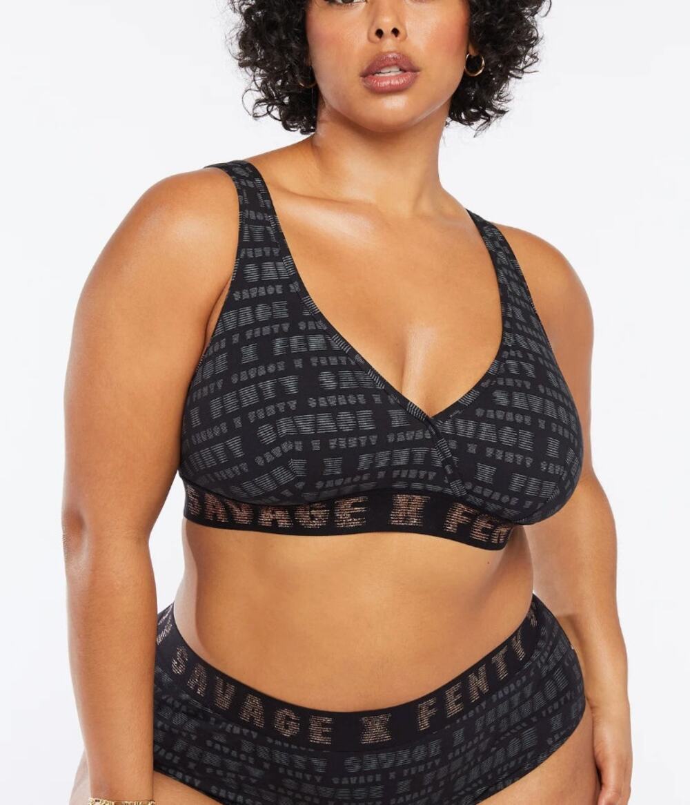 Savage Fenty 2X Forever Savage Bralette Logo Band Wireless